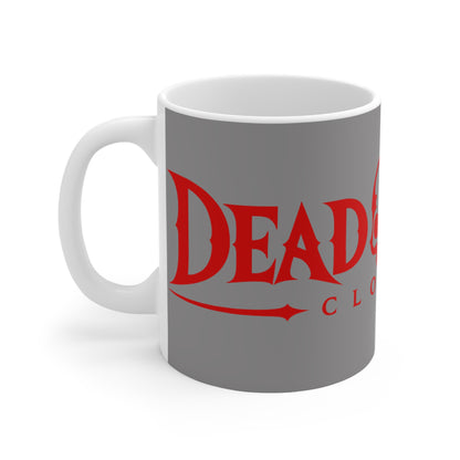 Mug — Dead World Clothing Red Logo Skull Coffee Cup