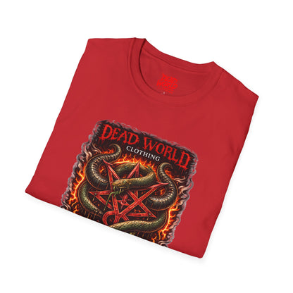 Dead World Clothing ("Sin Incarnate") Serpent Crest Graphic Tee