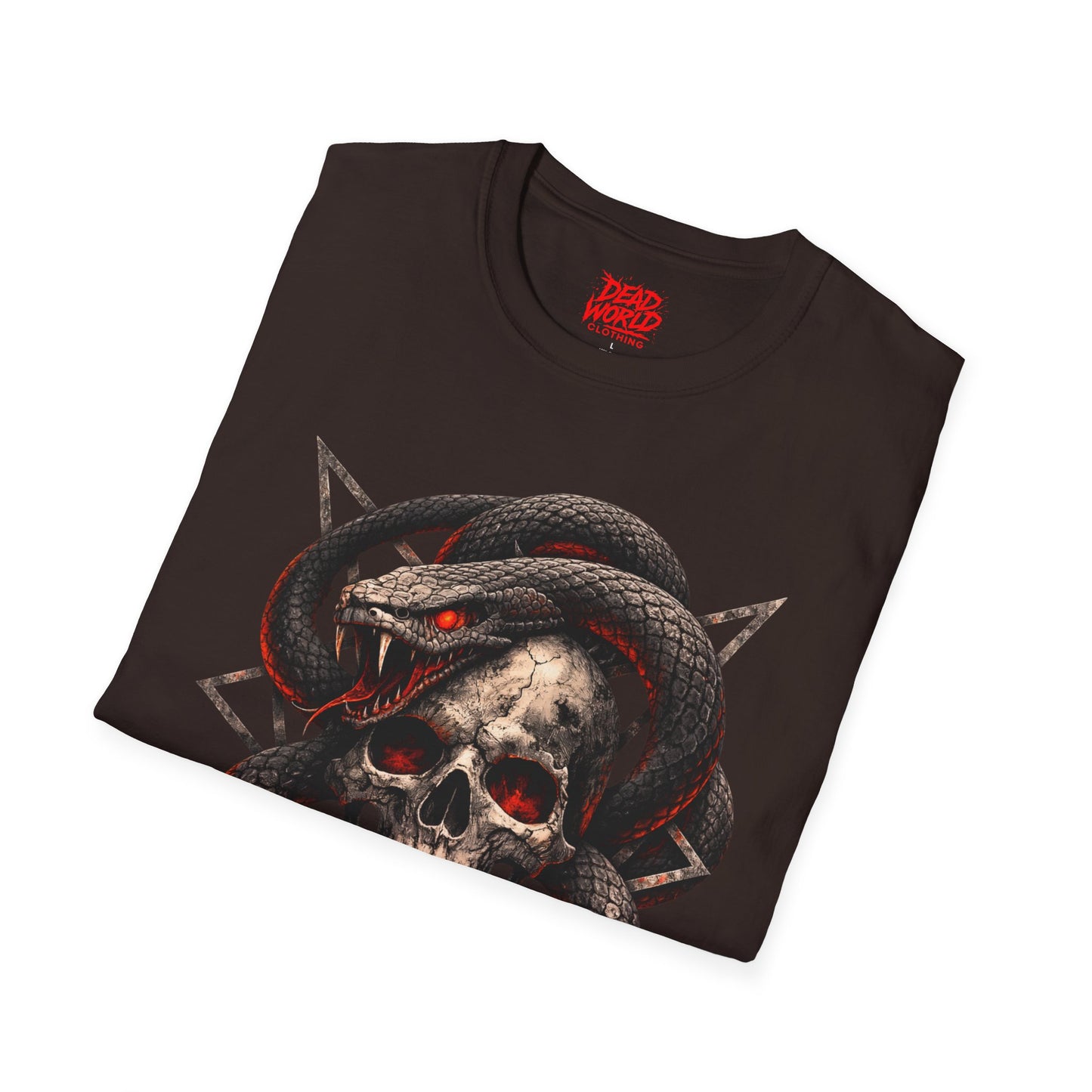 Skull & Snake Graphic T-Shirt