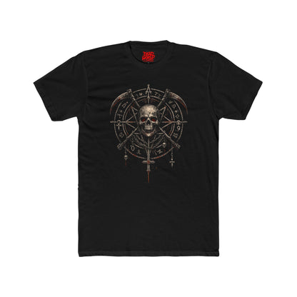 Skull Compass Graphic Tee — Gothic Pirate Skull T-Shirt