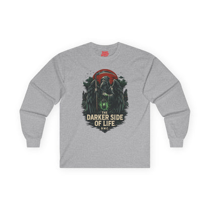 Gothic Skull Forest Long Sleeve Tee — "The Darker Side of Life"