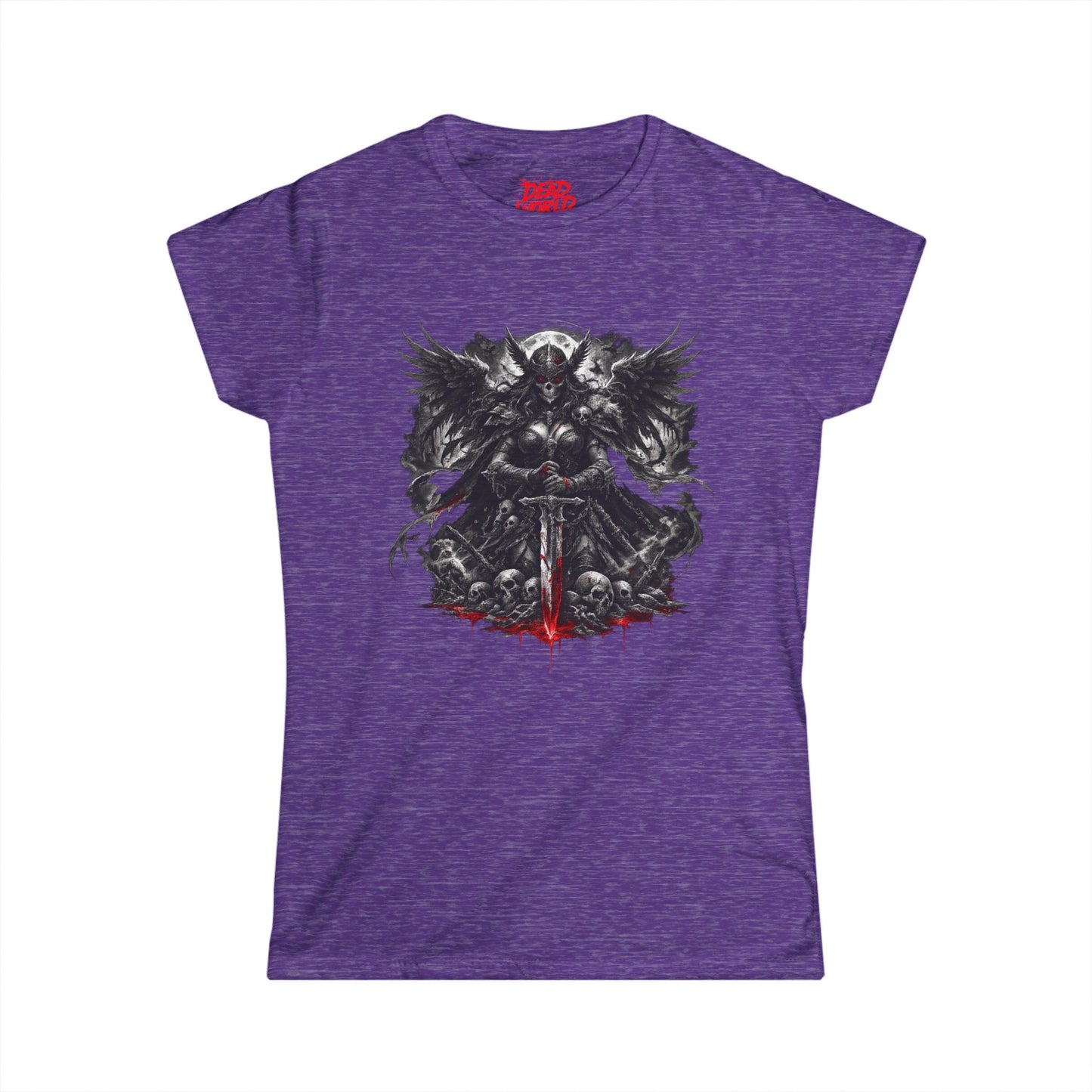 Graphic Tee — Viking Warrior Skull Sword Design (Women’s)