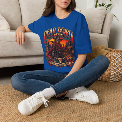 Graphic T-Shirt — "Dead World Clothing" Desert Outlaw Sunset Tee