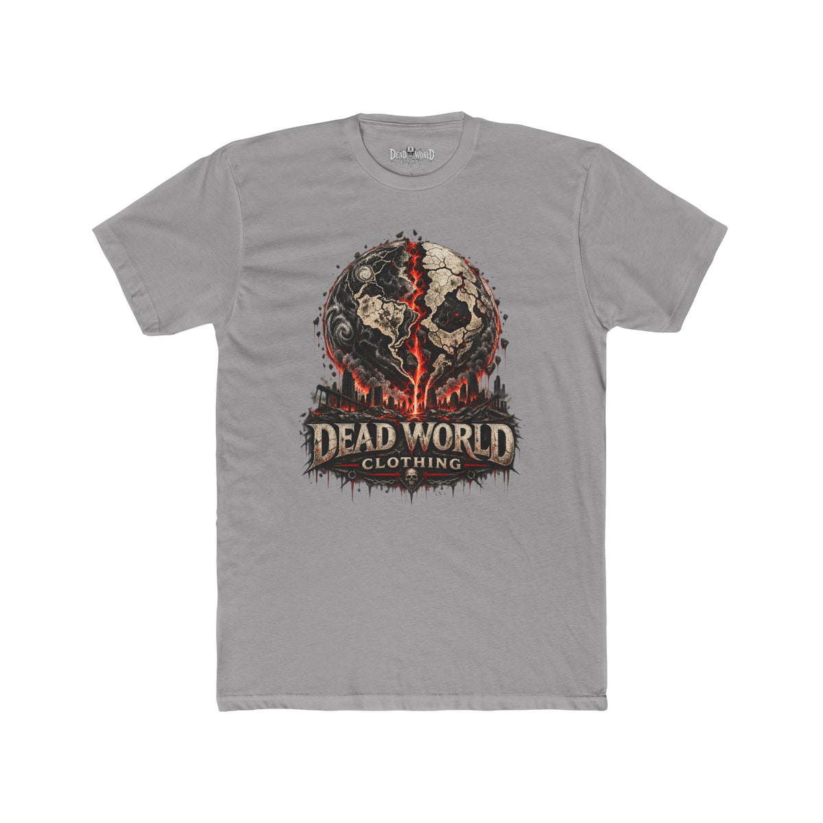 Dead World Clothing Skull Tee — Horror Graphic T-Shirt