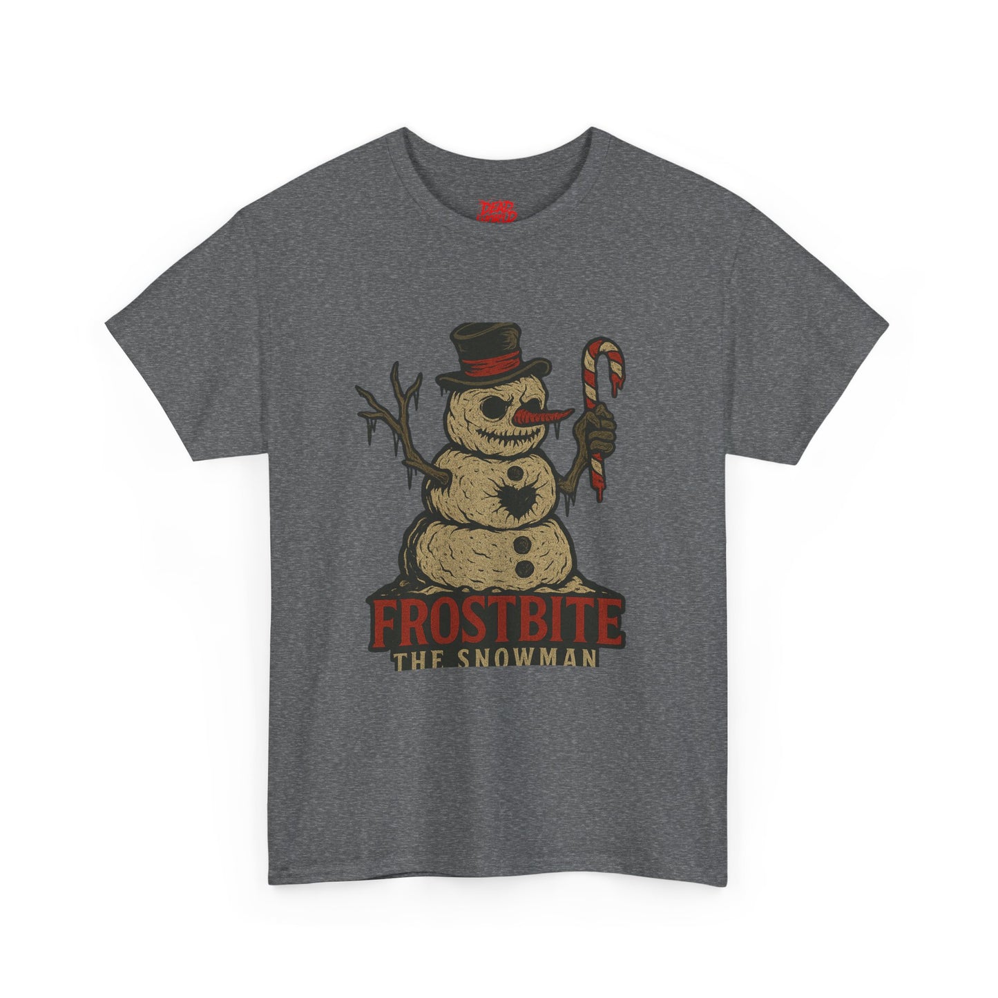 Frostbite the Snowman Vintage Horror Holiday T-Shirt