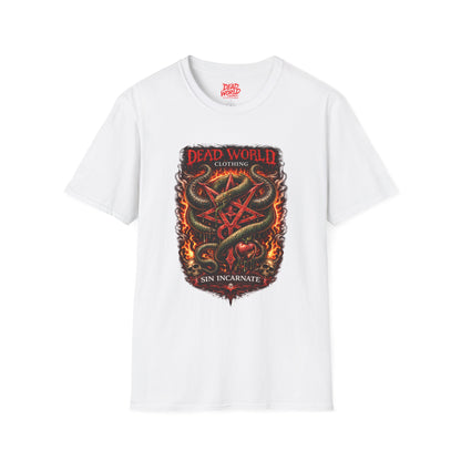 Dead World Clothing ("Sin Incarnate") Serpent Crest Graphic Tee