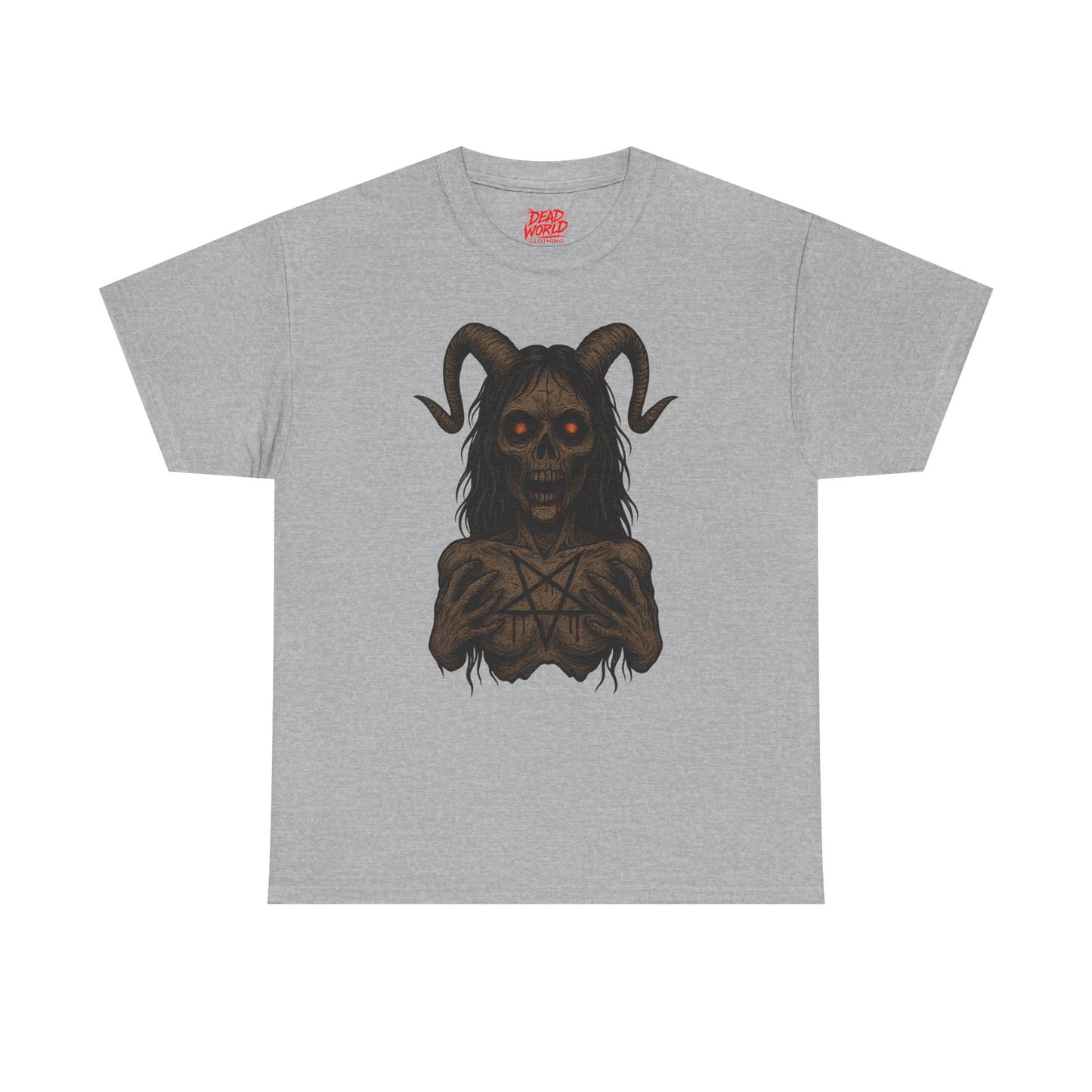 Occult Dark Goat Demon T-Shirt — Horror Graphic Tee