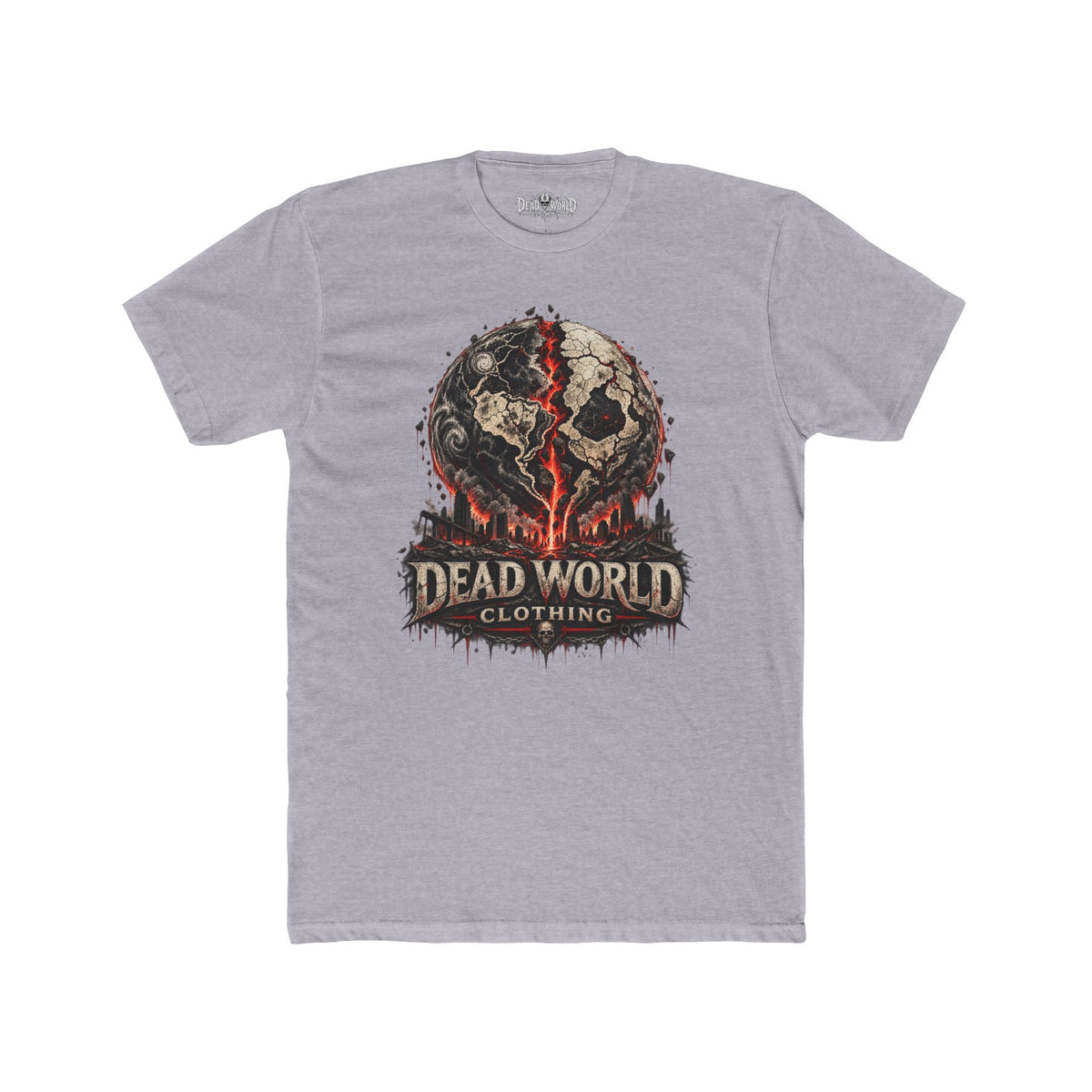 Dead World Clothing Skull Tee — Horror Graphic T-Shirt