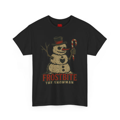 Frostbite the Snowman Vintage Horror Holiday T-Shirt
