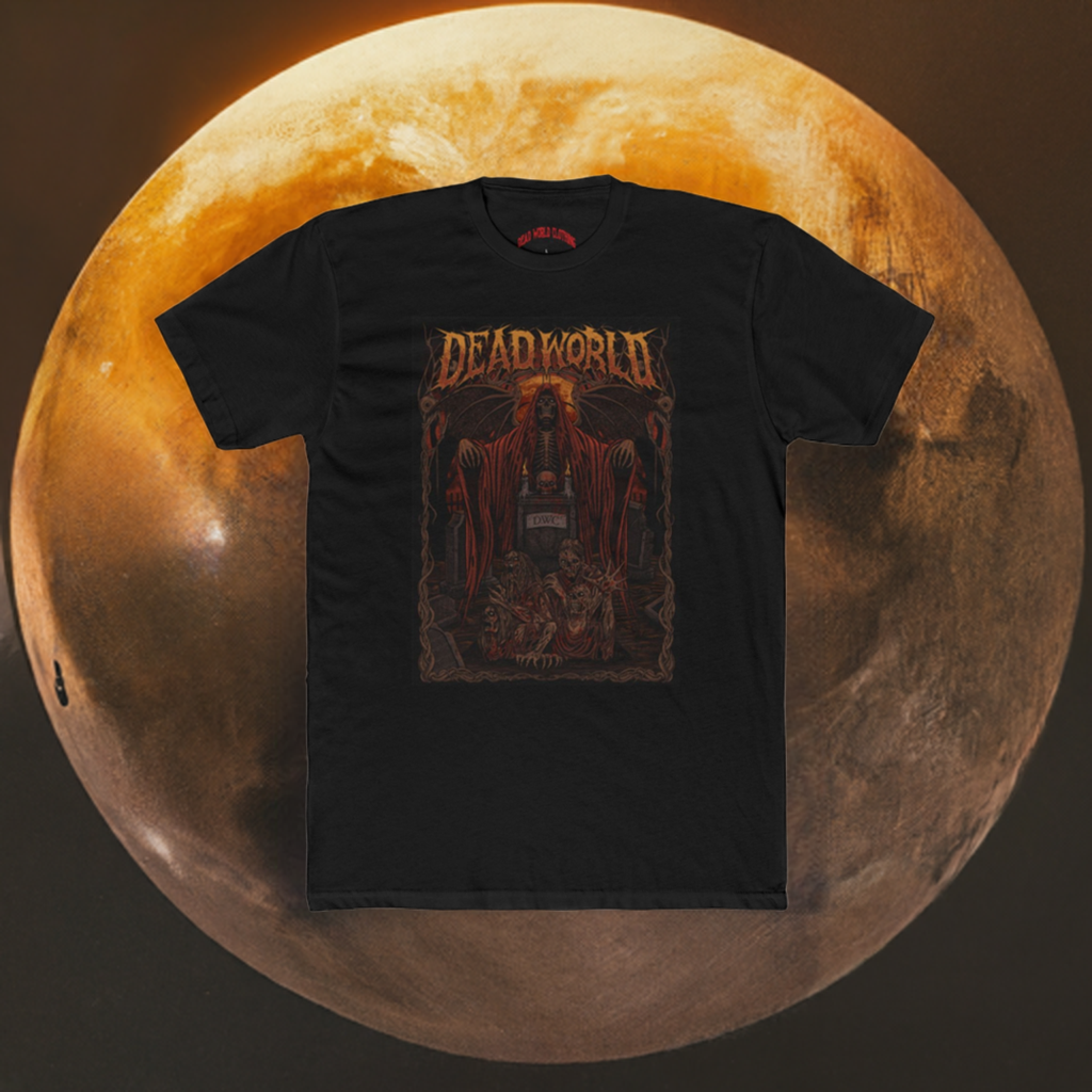 Dead World - Men's Cotton Crew Tee