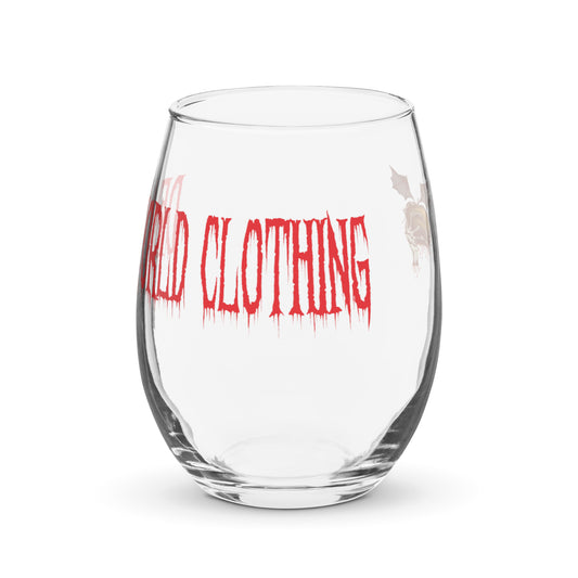 Stemless wine glass